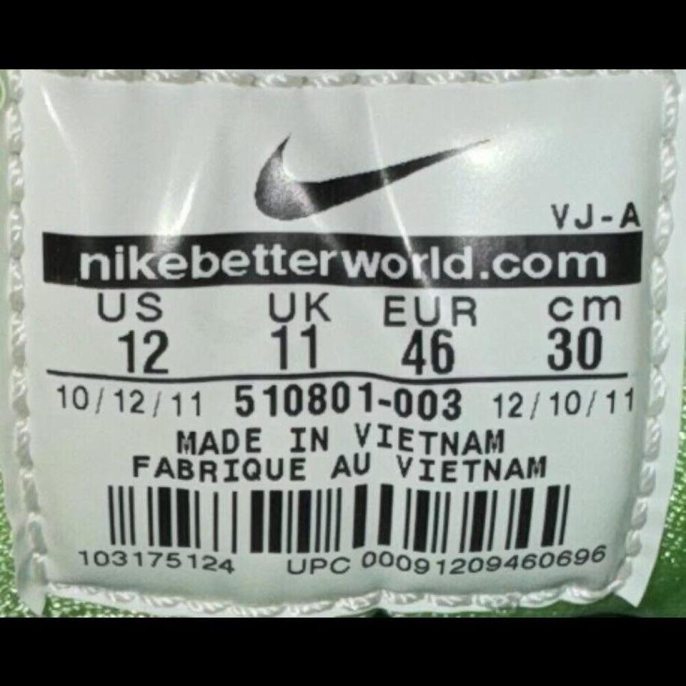 Nike Air Huarache Grey Green White 510801-003 - Size 12 - Picture 9 of 9
